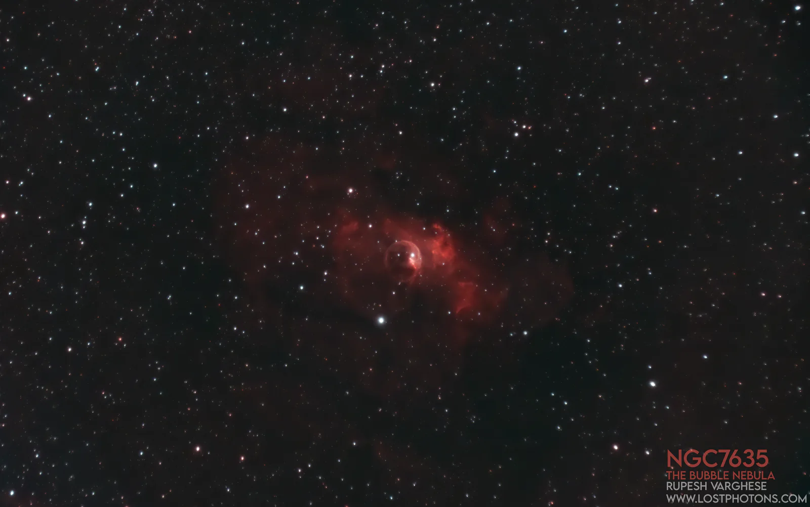 Bubble Nebula - A July 2020 pass on the stellar wind shell