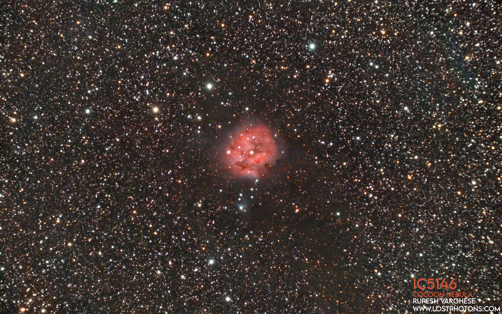 Cocoon Nebula - A compact emission and reflection nebula in Cygnus