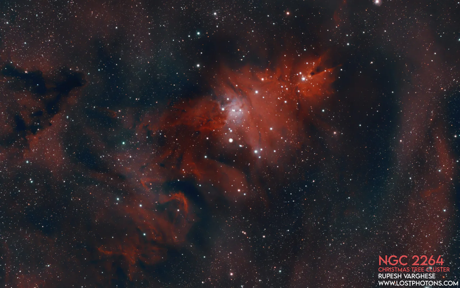 Cone Nebula and Christmas Tree Cluster - The earlier Monoceros revision from the archive
