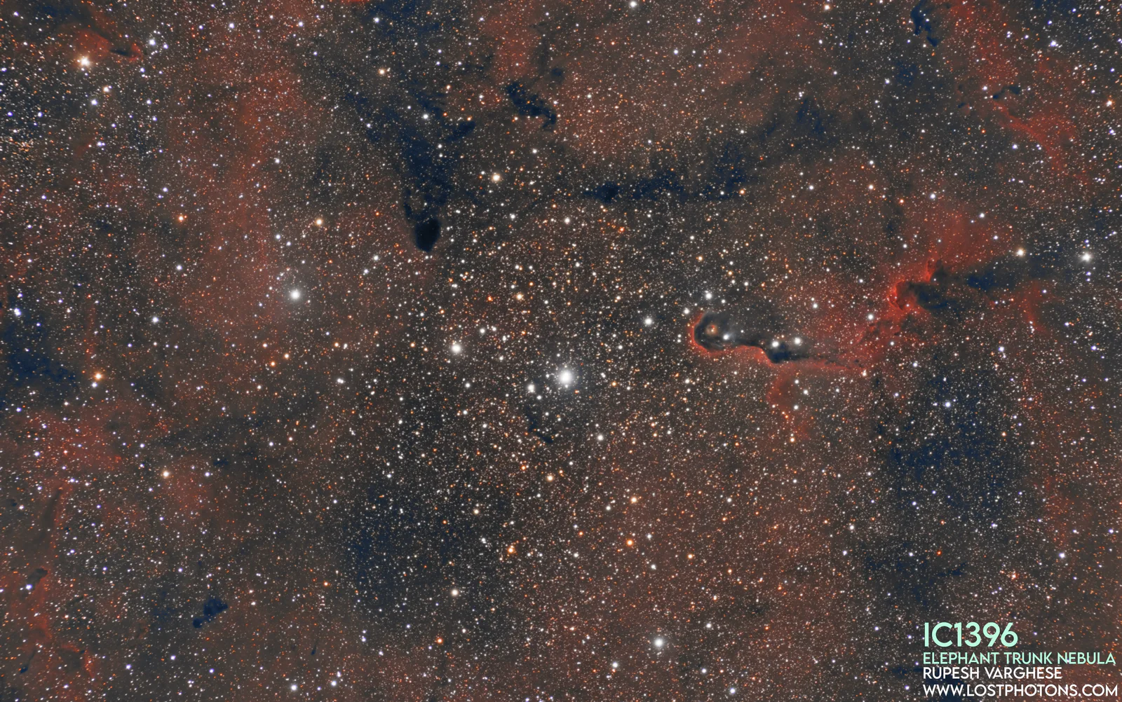 Elephant Trunk Nebula - A September 2020 revision from Cherry Springs