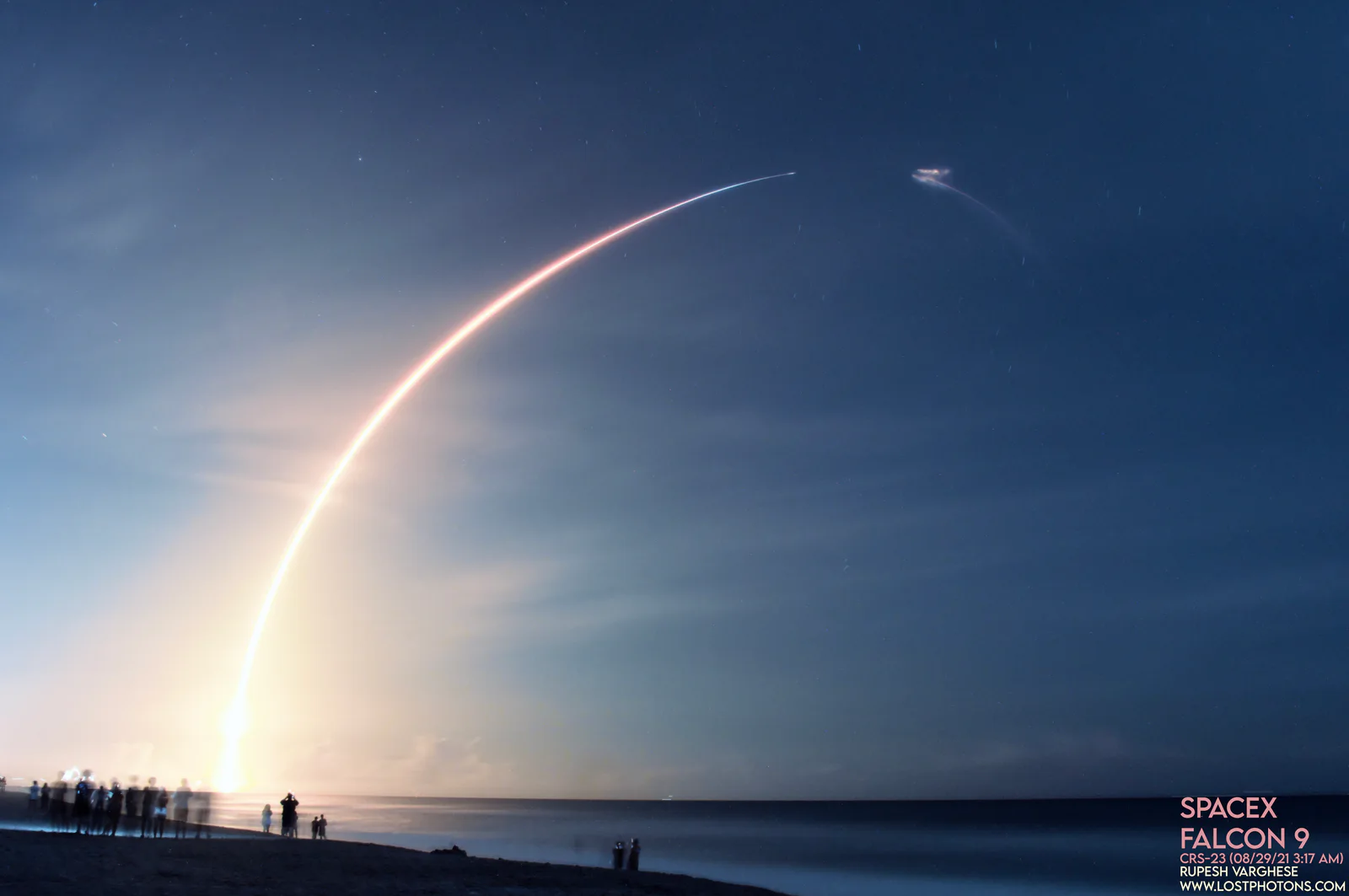 Falcon 9 CRS-23 Launch - A launch frame