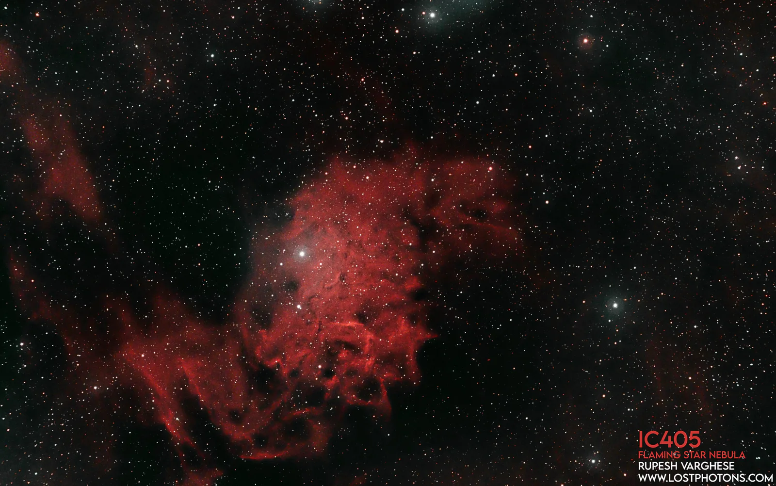 Flaming Star Nebula - Emission and reflection around AE Aurigae