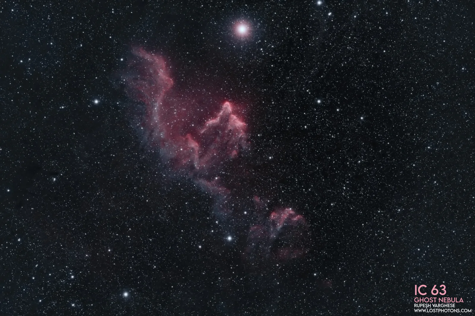 Ghost of Cassiopeia - Reflection and emission shaped by Gamma Cassiopeiae
