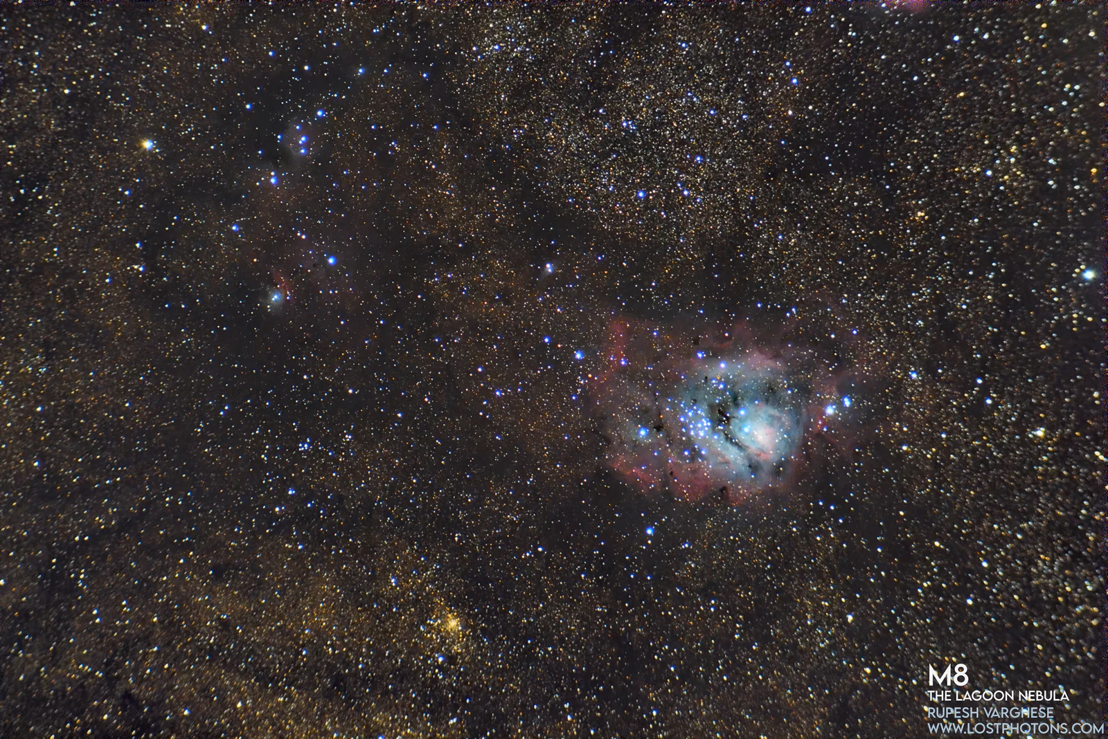 Lagoon Nebula - A bright stellar nursery in Sagittarius