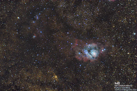 Lagoon Nebula - A bright stellar nursery in Sagittarius