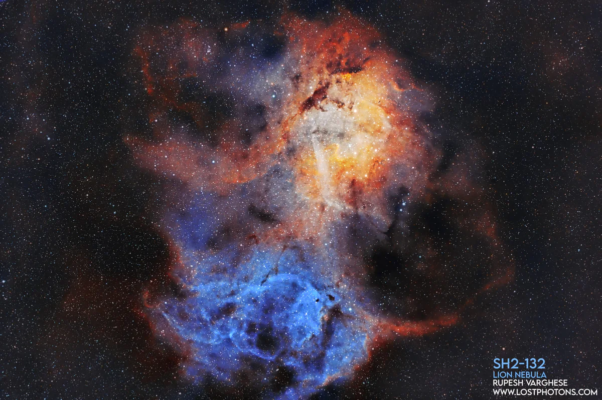Lion Nebula - A faint Sharpless emission target