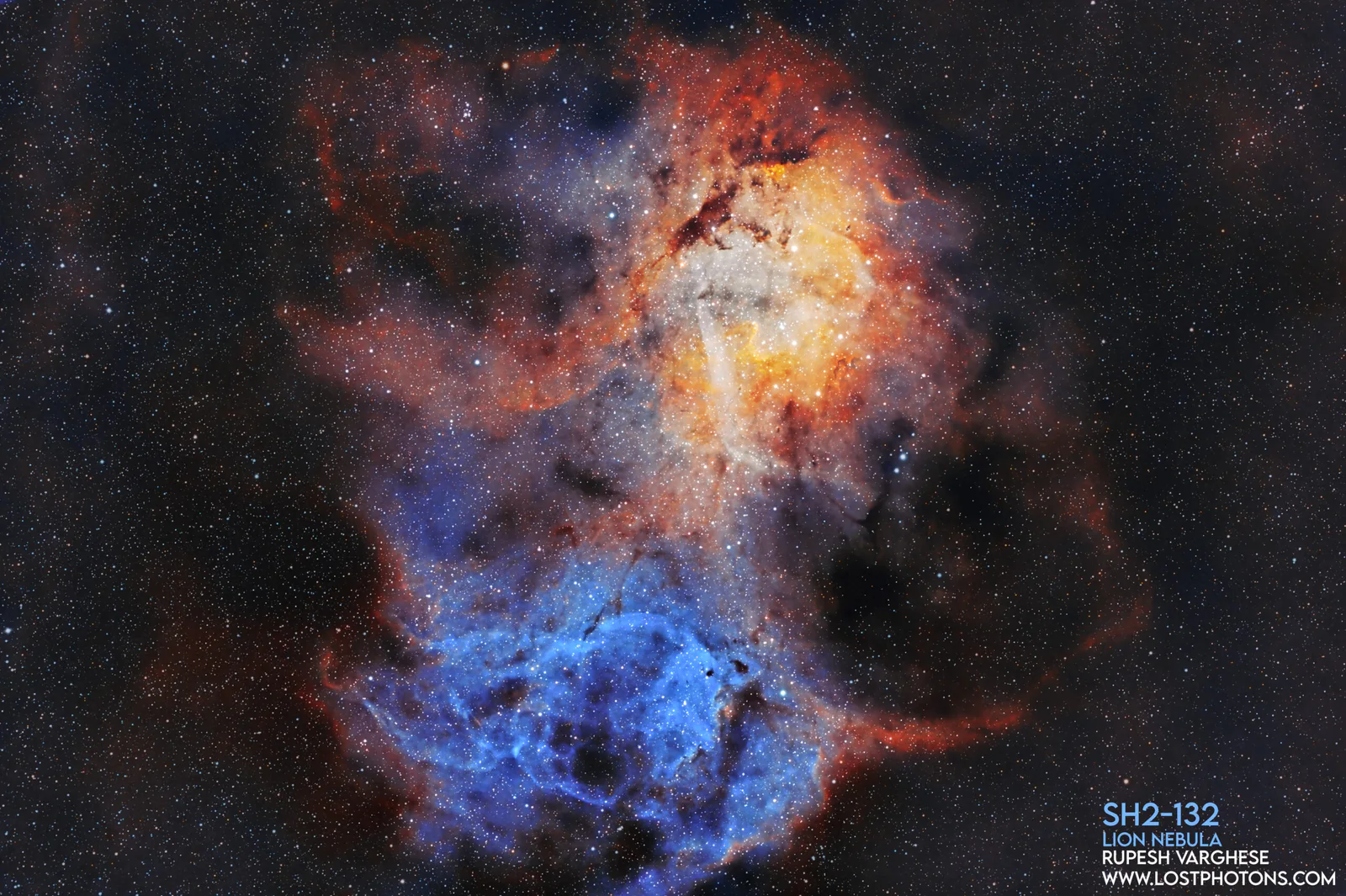 Lion Nebula - A faint Sharpless emission target