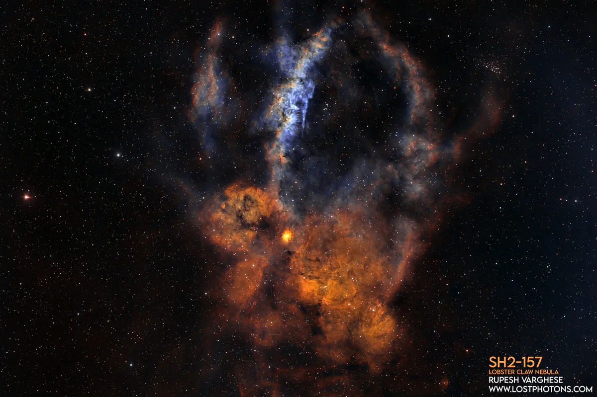 Lobster Claw Nebula - A textured emission complex