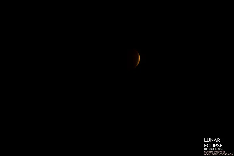 Lunar Eclipse 2014 in Moon