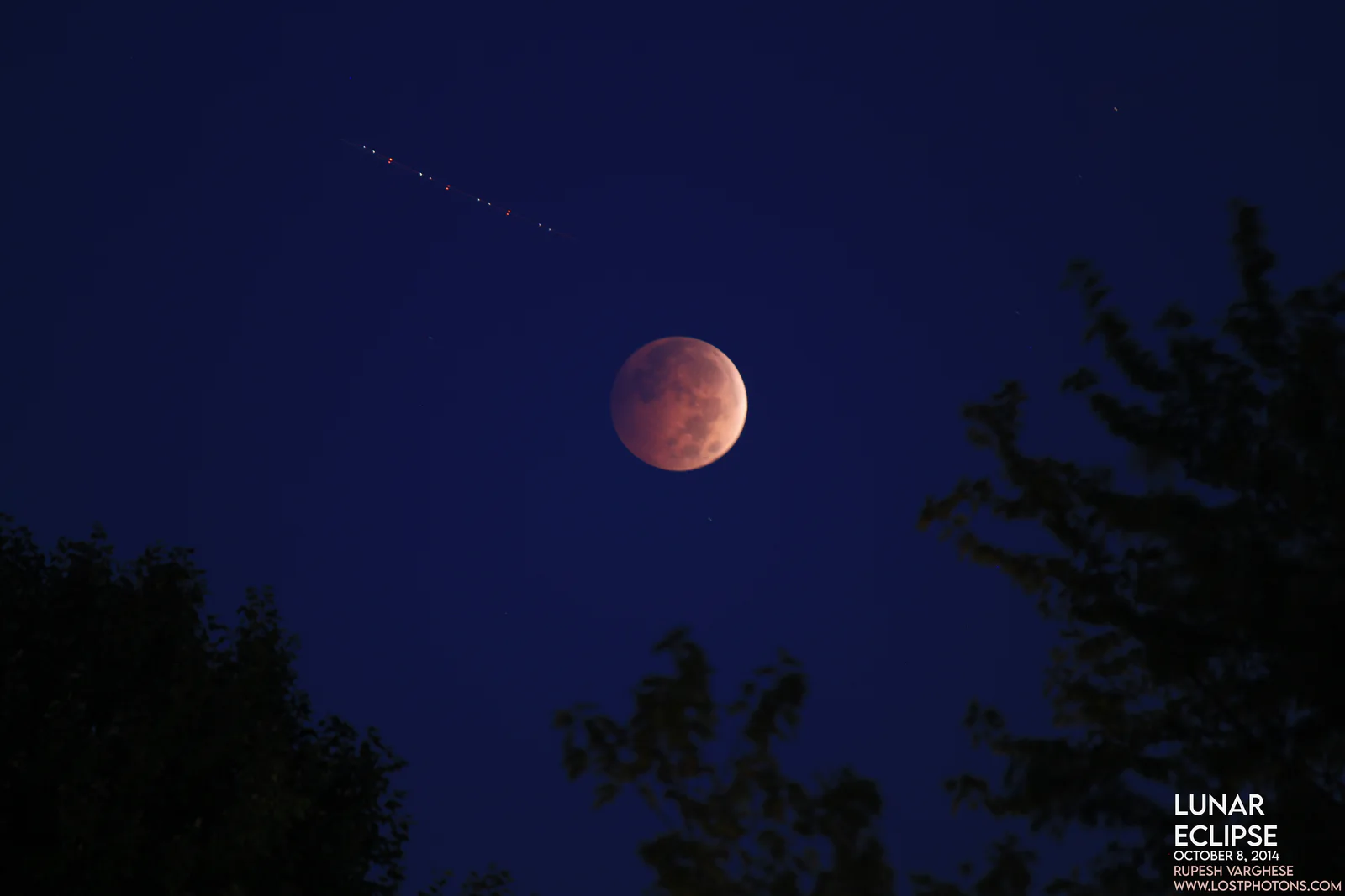 Lunar Eclipse 2014 Composite - A combined frame from the 2014 lunar eclipse archive