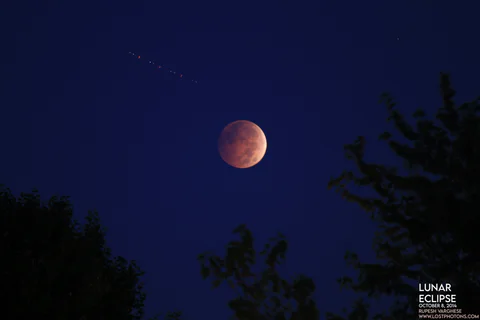 Lunar Eclipse 2014 Composite - A combined frame from the 2014 lunar eclipse archive