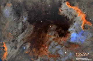 North America and Pelican Nebulae