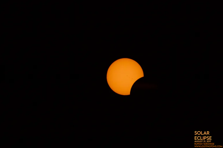 Solar Eclipse 2017 in Sun