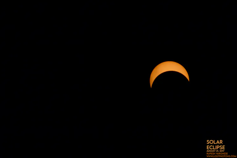 Solar Eclipse 2017 in Sun