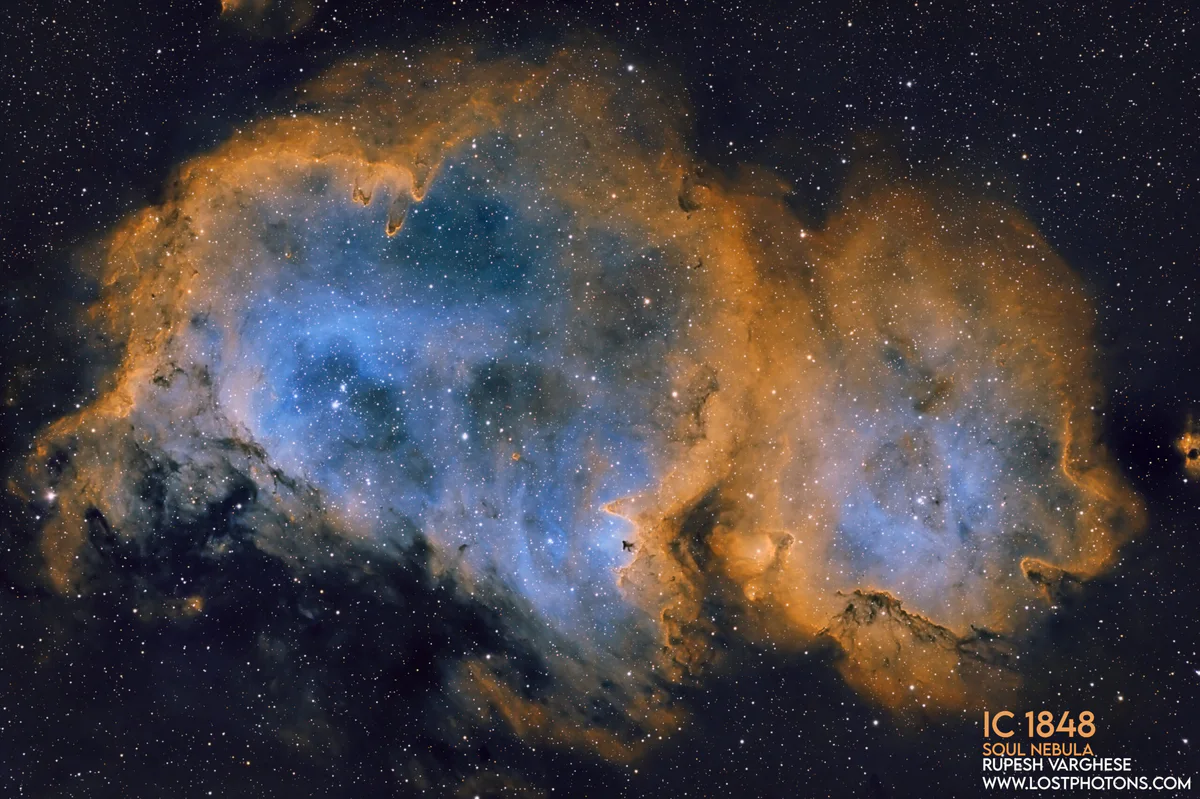Soul Nebula - A companion emission cloud to the Heart
