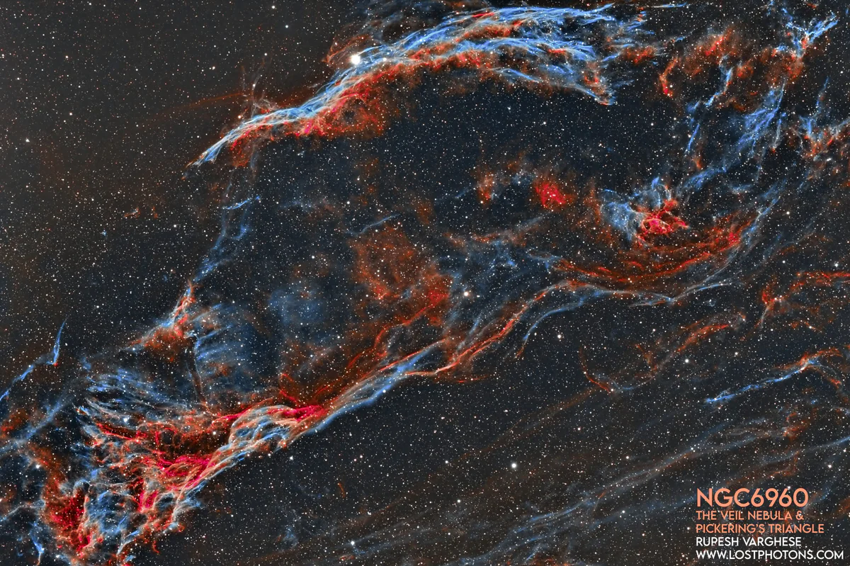 Western Veil Nebula - A supernova remnant filament